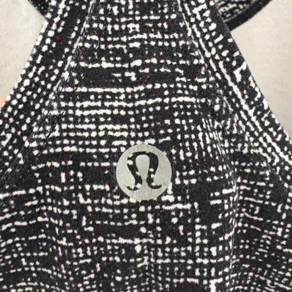 Lululemon Black and White Racerback Tank - Picture 3 of 3